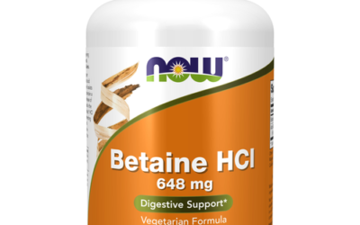 NOW BETAINE HCL 648 MG 120 CAPS