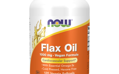 NOW FLAX OIL VEGAN 1000 MG 120 VEGGIE GELS