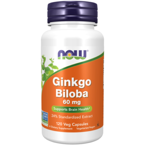 NOW GINKGO BILBOBA 60 MG 120 VCAPS