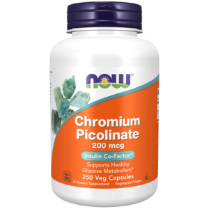 NOW CHROM PIC 200MCG 250 VCAPS