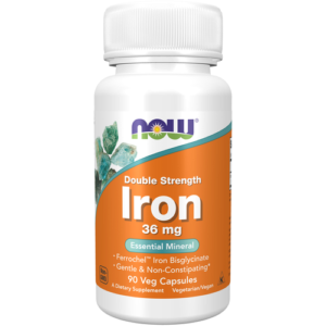 NOW DOUBLE STRENGTH IRON 90 VCAPS