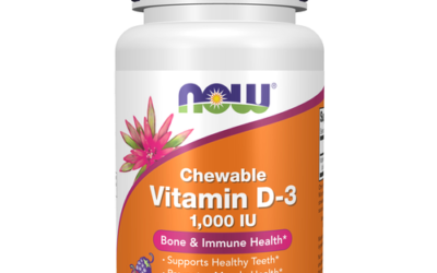 NOW VIT D-3 1,000 IU CHEWABLE 180 LOZ