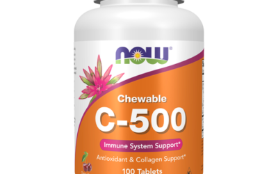 NOW C-500 CHEWABLE CHERRY FLAVOR 100 TABS