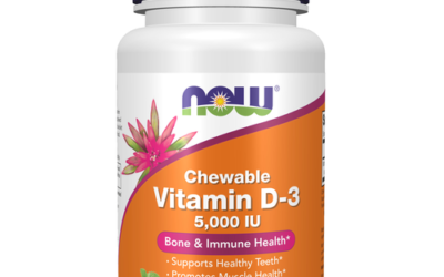 NOW VIT D-3 CHEWABLE 5,000 IU MINT FLAVOR 120 TAB