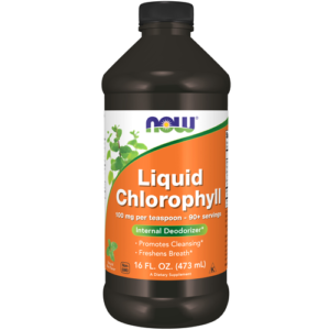 NOW LIQUID CHLOROPHYLL & MINT 16 OZ
