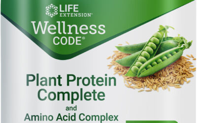 LIFE EXTENSION WELLNESS CODE PLANT PROTEIN COMPLETE & AMINO ACID COMPLEX (VANILLA) 450G