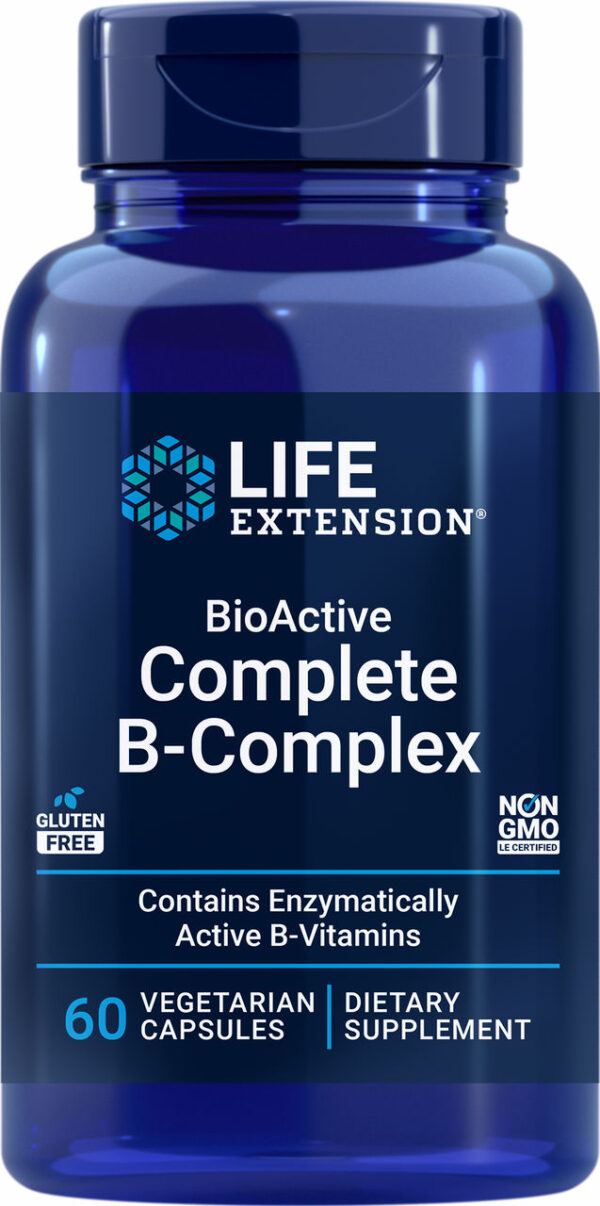 LIFE EXTENSION BIOACTIVE COMPLETE B-COMPLEX 60 VCAPS