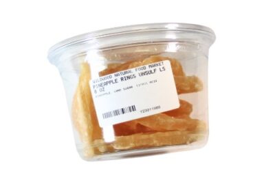 PINEAPPLE RINGS UNSULPHURED 8 OZ