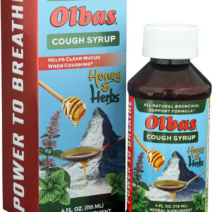 OLBAS COUGH SYRUP HERBAL EXTRACTS WILD HONEY 4 OZ