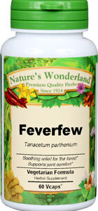 NATURES WONDERLAND FEVERFEW  60 VCAPS