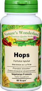 NATURES WONDERLAND HOPS  60 VCAPS