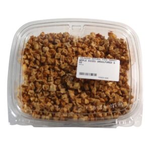 UNSULFURED APPLE DICES  8 OZ