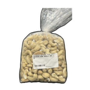 CASHEWS RAW WHOLE ORG 1 LB
