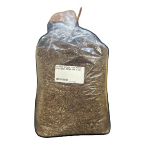 FLAX SEED BROWN ORG 5 LB