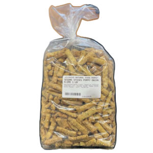 SESAME STICKS POPPY ONION N-GMO 1 LB