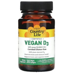 COUNTRY LIFE VEGAN D-3 5000 IU