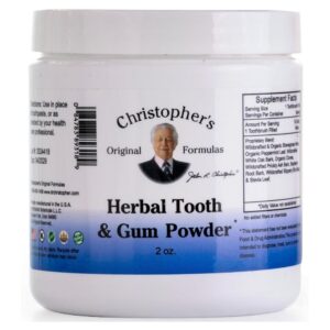 CHRISTOPHER'S HERBAL TOOTH POWDER 2 OZ
