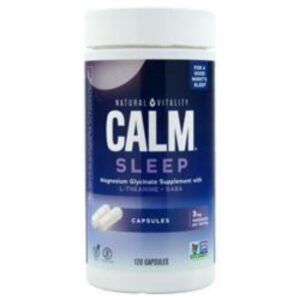 NATURAL VITALITY CALM SLEEP CAPSULES WITH BERGAMOT 120 VCAPS