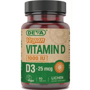 DEVA VEGAN VITAMIN D-3 1000 IU 90 TAB