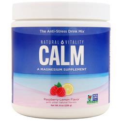 NATURAL VITALITY CALM RASPBERRY-LEMON FLAVOR 8 OZ