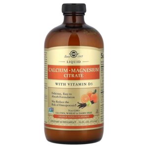 SGL CALCIUM MAGNESIUM CITRATE WITH VITAMIN D-3 ORANGE FLAVOR 16 OZ