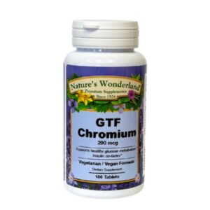 NWD GTF CHROMIUM 200 MCG 100 TABLETS