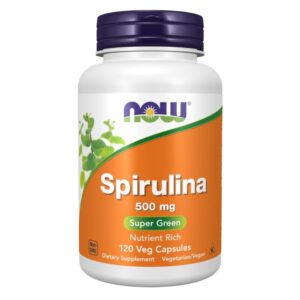 NOW SPIRULINA 500 MG - 120 VCAPS
