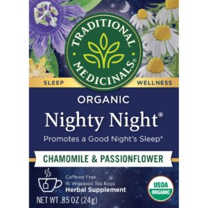 TRAD MED TEA NIGHTY NIGHT ORIGINAL WITH PASSION FLOWER ORG CF 16 BAGS