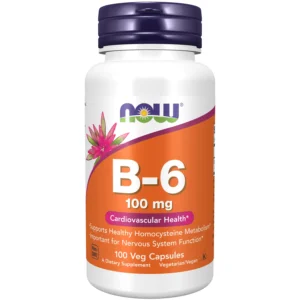NOW B-6 100MG 100VCAPS