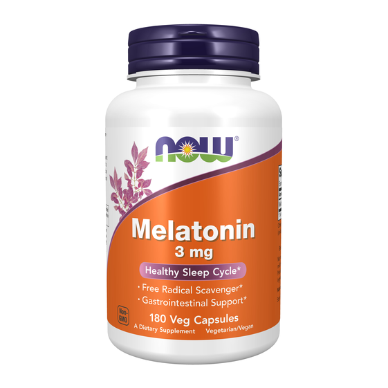 NOW Melatonin 3mg 180 Vcaps