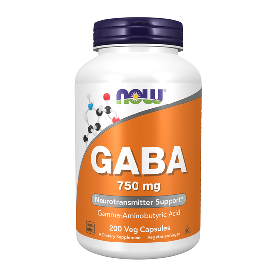 NOW GABA 750 mg 200 Vcaps
