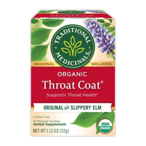 Traditional Medicinals Throat Coat Tea, Organic, Caffeine Free 16 Bags