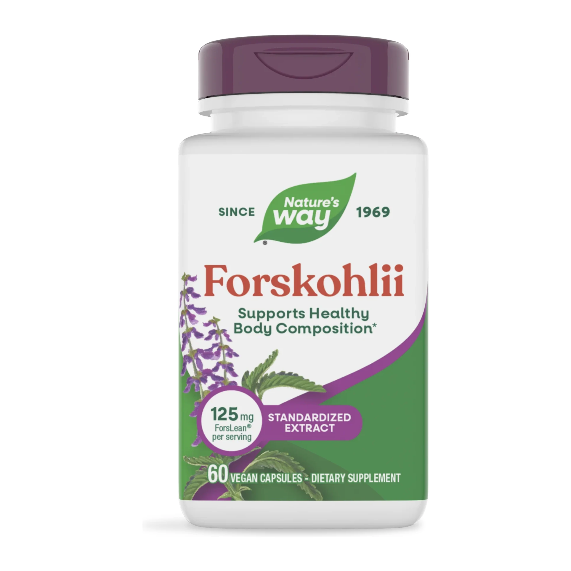 Nature's Way Coleus Forskohlii Extract 125 mg 60 Vcaps