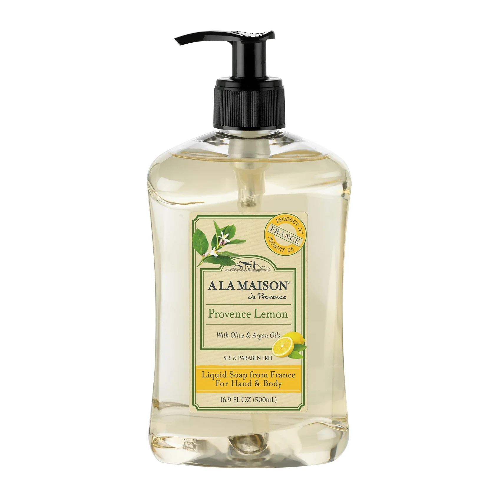 A La Maison Liquid Soap Provence Lemon 16.9 oz