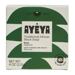 Ayeya Soap Bar Black Reset 4 oz