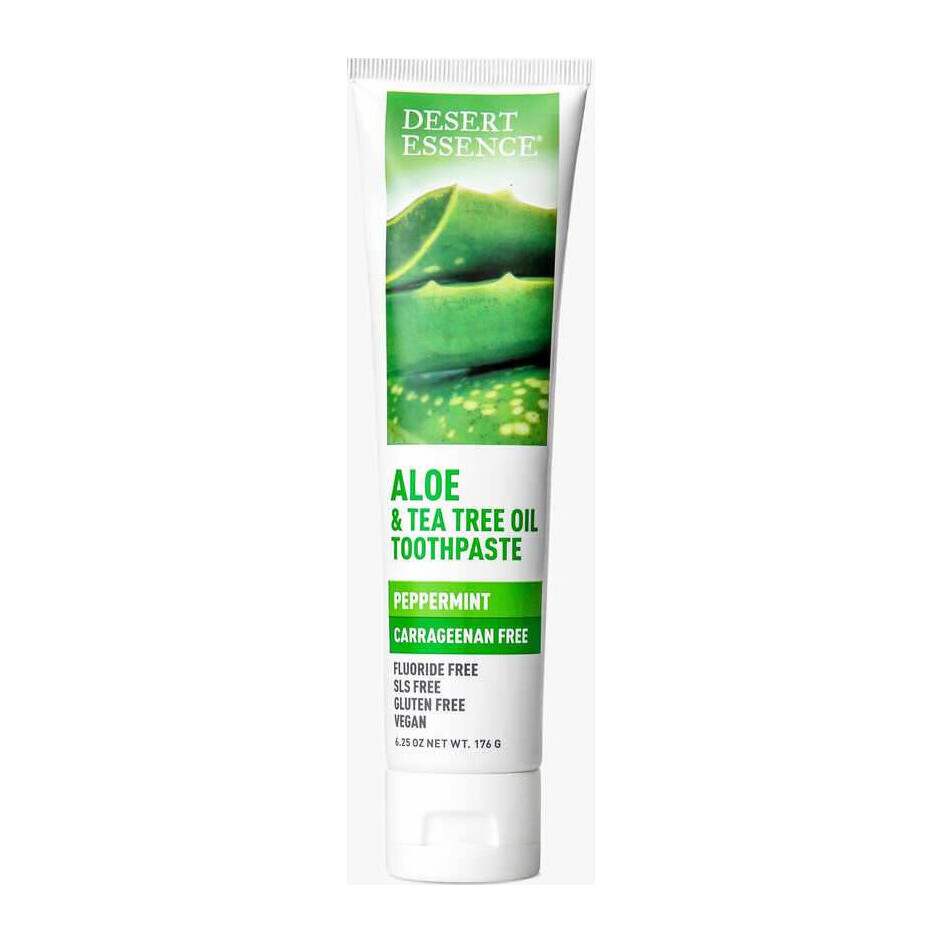 Desert Essence Natural Tea Tree Toothpaste Aloe 6.25 oz