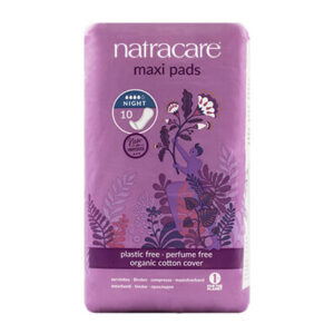 Natracare Pads Night Time Maxi 10 Count