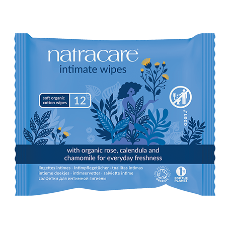 Natracare Wipe Intimate 12 Count