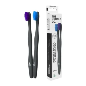 The Humble Co Toothbrush Blue Purple 2 Pc