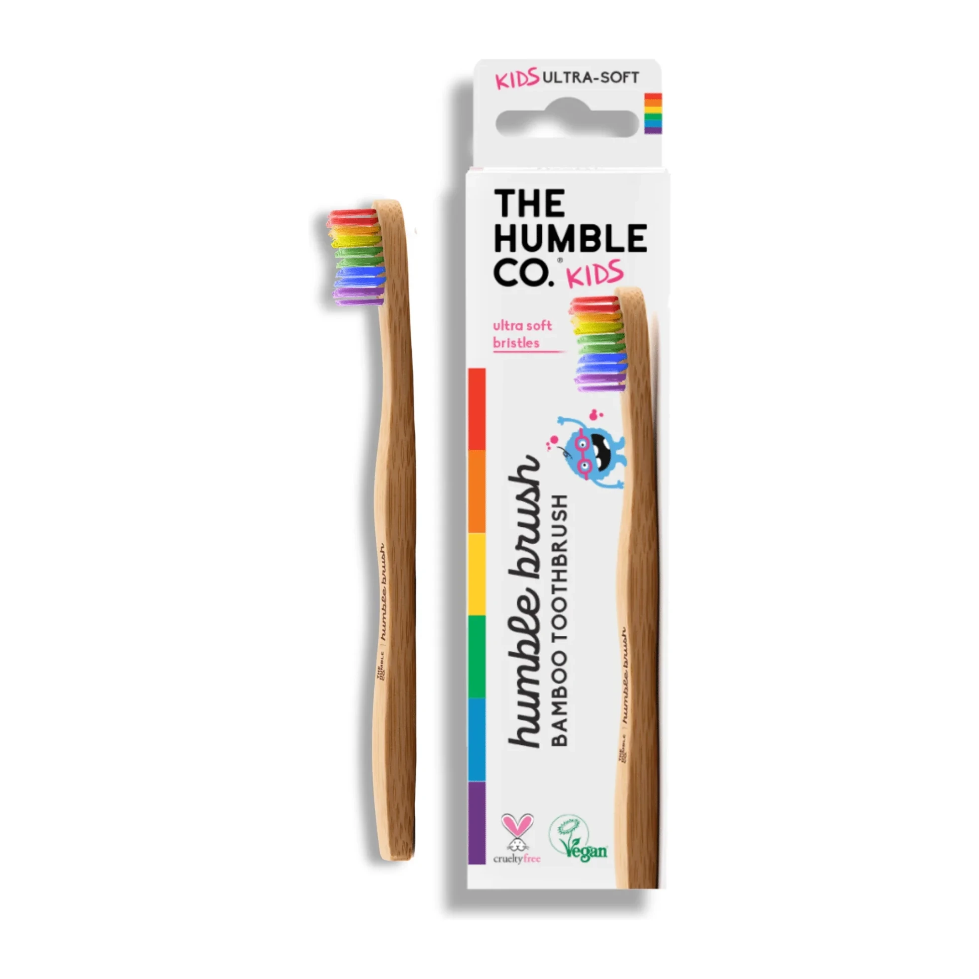 The Humble Co Toothbrush Kids Rainbow Ultra Soft