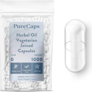 PC Empty 0 Vegan Capsules 1000 Count