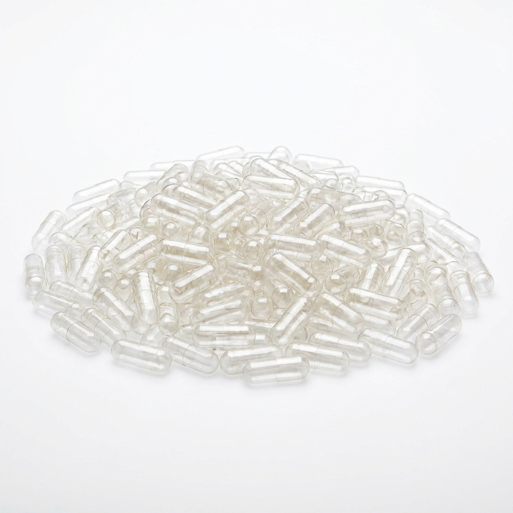 Clear Pullulan Empty Capsules 0 120 Separated