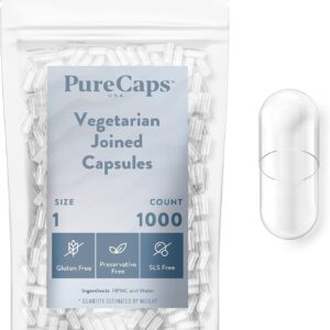 PC Empty 1 Vegan Capsules 1000 Count