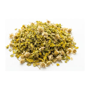 Feverfew Herb, Cut & Sifted, Organic 1 oz