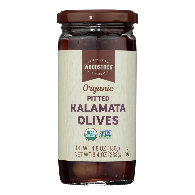 Woodstock Olives Kalamata Organic 3.5 oz