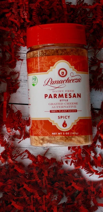 Panacheeza Hot & Spicy Grated Parmesan 5 oz