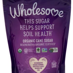 Wholesome Organic Evaporated Cane Sugar 16 oz