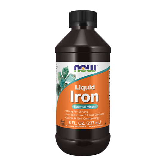 NOW Liquid Iron 18 mg 8 oz