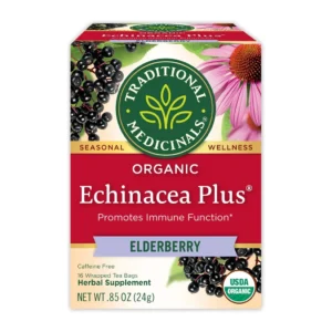 Traditional Medicinals Tea Echinacea Plus Elderberry Organic 16 Bags