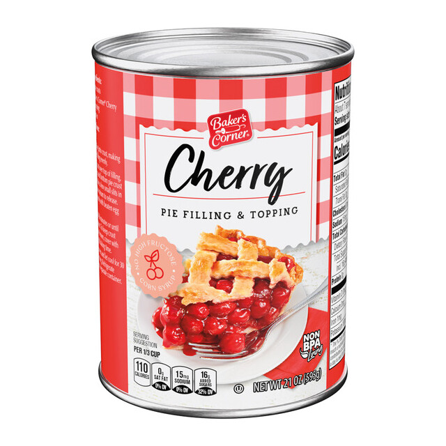 Baker's Corner Cherry Pie Filling 21 oz
